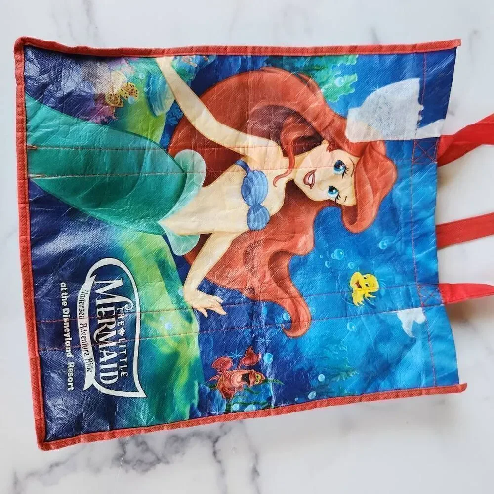 Disney Ariel little mermaid tote backpack bag Disneyland adventure collectors